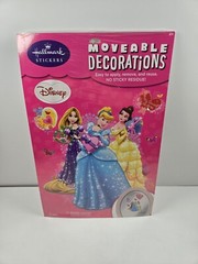 2 Pack HALLMARK DISNEY Princess MOVEABLE DECORATIONS VALENTINES DAY