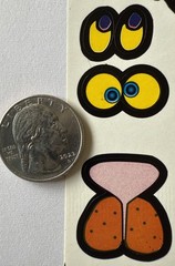 BUILD-AN-TIGER HEAD Sticker Set(20pc)Eyes•Hats•Sunglasses •Smiles•Card Making•