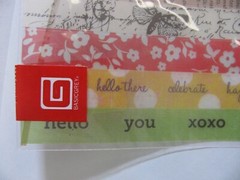 Basic Grey Vellum Border Stickers 7 Pieces