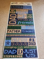 Reminisce~It’s All Relative, Father~Diecut Stickers