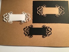 Book Plates / Labels die cut embellishments 8 pcs 1-1/2” x 3-1/4” choose color