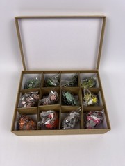 Kingston Crafts Chipboard Embellishments Floral Flowers Leaves Sparkle