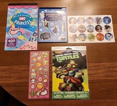 Disney Sticker Lot Darice Mermaid Princess Frozen II Hot Focus TMNT Tatoos