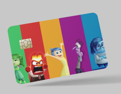 INSIDE OUT , 2 pc credit card skin & DEBIT CARD,TROLLEY & GYM