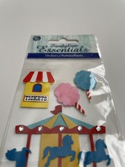 AMUSEMENT PARK Rides Tickets Games Cotton Candy Food Fun Sandylion Stickers