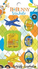 Scrapbooking Trinkets Boys Toys On The Go BoBunny Bo Bunny NEW