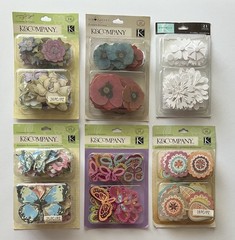 YOU CHOOSE – Rare & Beautiful Layered Accents by K & Company Flowers Butterflies