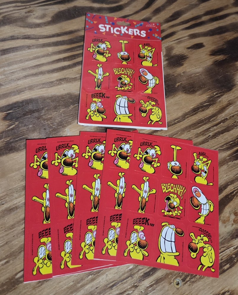Vintage 1993 Expressions Sticker Pack Grimmy Mother Goose & Grimm 1 Sealed Pack