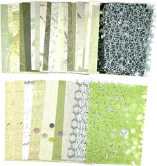 Textured Scrapbook Paper Mesh Fabric – Junk Journal Supplies Assorted Set 51 She