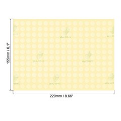 Seal Labels 10mm for Envelopes, Box and Packaging Clear Pack of 1000