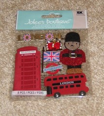 EK Success Jolees Dimensional Sticker ~ Travel …..London