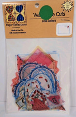 PAPER REFLECTIONS VELLUM DIE CUTS LOVE LETTERS HEARTS