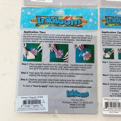 Lot Of 4 Inbloom Stickers Hawaii Hang Loose Turtle New In Package