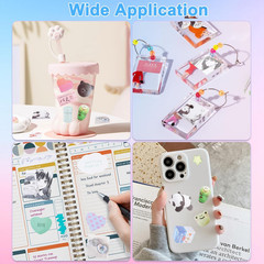 800Pcs Cute Scrapbook Stickers Travel Japanese Sticker Book for Adult Kawaii