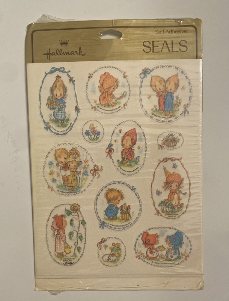 Vtg Hallmark Betsey Clark Sticker Pack Sealed Sticker Pkg Sheets NIP 1974