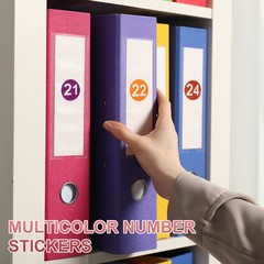 Number 18 Stickers 1″ Round Coded Self-Adhesive Labels Light Teal 500Pcs/Roll