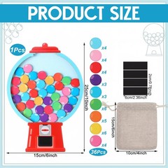 Gumball Machine Magnetic Reward Jar Colorful Bubble Gumball Classroom Reward …