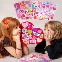 36 Sheets Heart Stickers Valentine Stickers Valentines Day Stickers Crafts Decor