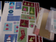 Lot of Stickers, Christmas, Cheer. Whimsy, Twinkle, Holly Days, Dazzle.