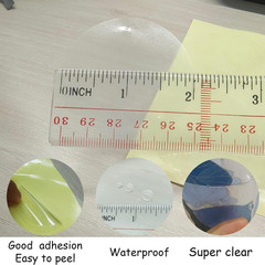 Super Gloss Clear Transparent Retail Package Envelope Seals 2″ Christmas round C