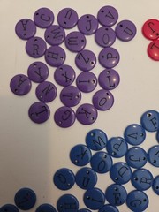 Vintage Making Memories Metal Alphabet Charms Tags Lot Red Blue Purple 94 Pc