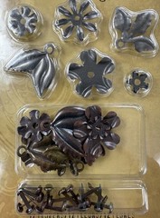 Tim Holtz Idea-ology Embellishment Lot Accoutrements + Foliage + Quote Flair