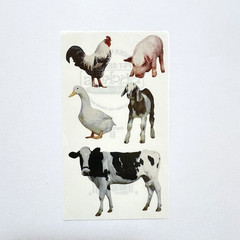 Frances Meyer Farm Animals Stickers Scrapbooking Junk Journals Cards