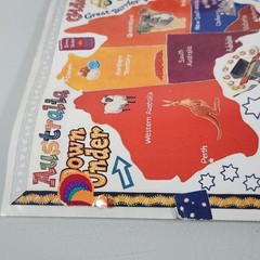 Vintage NRN Designs Australia Country Travel Sticker Roll Lot of 45 Large Sheets