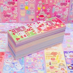 ✨ Kawaii Sticker Pack Cartoon Laser Scrapbooking Journals DIY School Supplies 📒