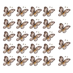 24Pcs Butterflies for Crafts, 2.2″ Organza Butterflies, Coffee