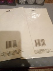 Crafters Square Metallic Puffy Floral Stickers Lot of 4 Packs Gold Accent Flower