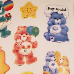 Vintage 80s Care Bears Stickers American Greetings – Excellent Condition