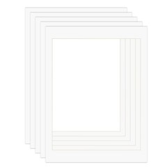 18×24 White Picture Mats for 16×20 Pictures with Core Bevel Cut Frame Mattes …