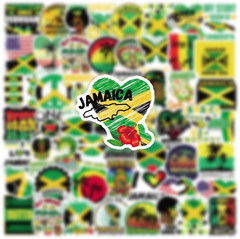 65Pcs Jamaica Stickers for Scrapbooking, Water Bottles, Laptops, Suitcases