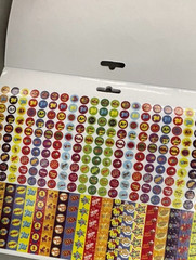 Jumbo Reward Sticker Book, pack of 24 BAZIC , new