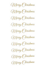 4 sheets Merry Christmas Gold Foil Clear Stickers Envelope Seals Holiday Crafts