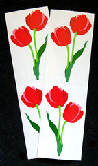 Mrs Grossman’s Two Vintage 2×6 inch ‘Tulips’ Sticker Sheets (Retired)