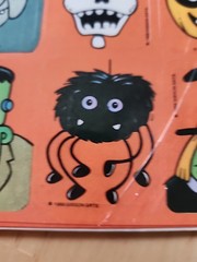 Vintage 80’s Gibson Halloween Creatures Sticker Sheet Rare
