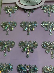 3D ADHESIVE GEMSTONE CLEAR GEMSTONE BUTTERFLY BUTTERFLIES 12 PCS