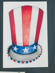 Patriotic Scrapbook Paper Craft Lot 12×12 July 4th USA Layout Stickers Embellish