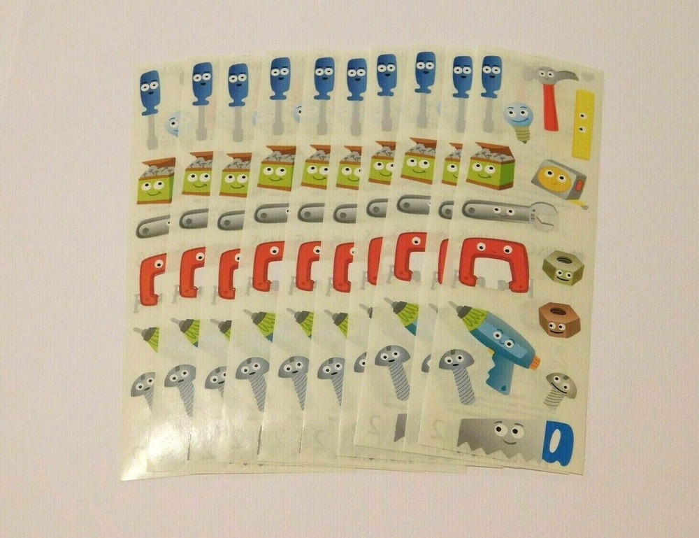 Mrs. Grossman’s Stickers Lot of 10 Strips ~Cutie Tools~ 2007 Scrapbooking