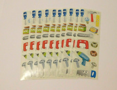 Mrs. Grossman’s Stickers Lot of 10 Strips ~Cutie Tools~ 2007 Scrapbooking