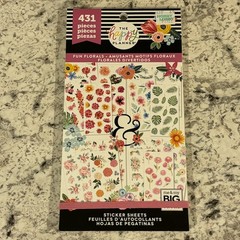 NEW Happy Planner Sticker Book – Fun Florals 431 Pieces 💐🌹🌷🌼🪻🌿🪴