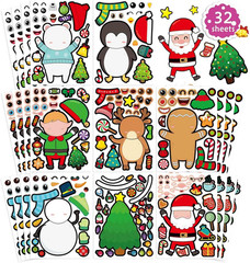 Make A Face Stickers 24 Sheets Kids Craft Holiday Party Favors Classroom Gift