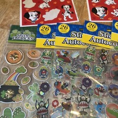 Lot of 29 SEALED Sticker Packages Hallmark Heartline Snoopy Holiday Hello Kitty