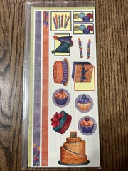 5 Creative Memories Jumbo Great Lengths Stickers Cottage Titles Kids Birthday +