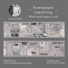 Embellishment Fragment Sticker Tape Roll for DIY Card Journal Diary Planner