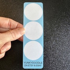Blank Stickers for National Park Passport Stamps- 5 sheets