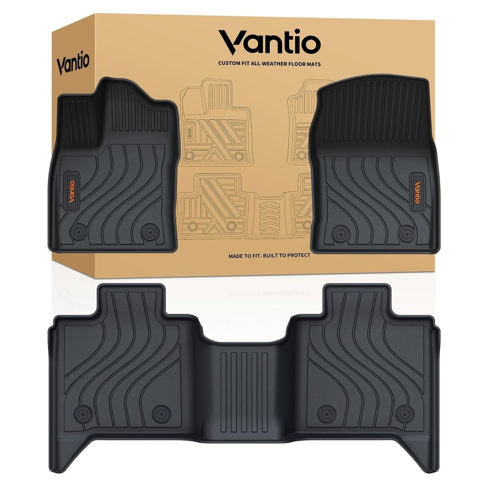 Floor Mats for Toyota Tundra 2022-2025 2026 CrewMax Cab(3rd Gen), Anti-Slip C…