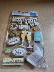 Paper House~Engaged~3D Stickers